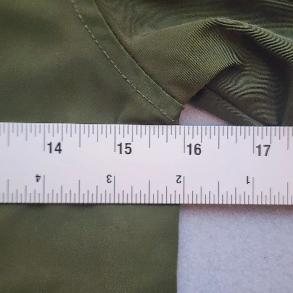 Wonder Nation Boys Bomber Jacket Green Full Zip Lightweight Size 6-7 Small